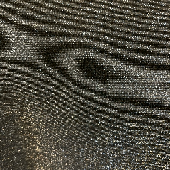 Lands' End Metallic Shimmer Black Dress Fall Winter Party Cocktail Women’s Sz 12 - Picture 10 of 10